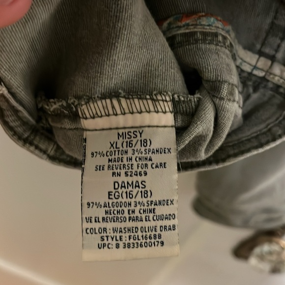 Faded Glory Olive Jacket (Women’s XL) - Picture 6 of 7